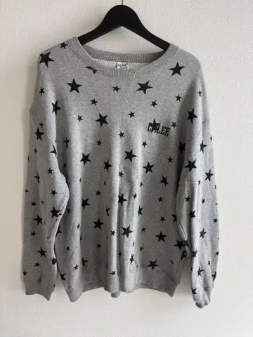 CALEE Allover star pattern L/S sweat