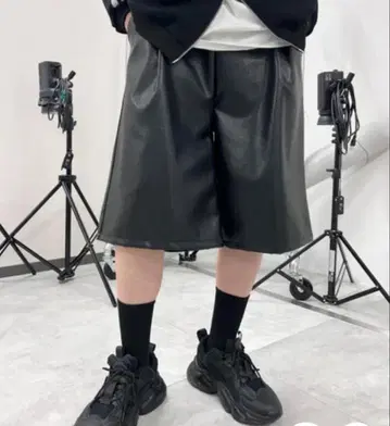 미사용 코팅 하프 팬츠 free 사이즈