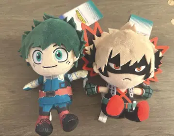 유니버셜 히로아카 바쿠고 카츠키 미도리야 이즈쿠 봉제 인형 키링