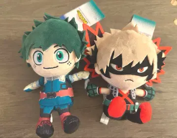 유니버셜 히로아카 바쿠고 카츠키 미도리야 이즈쿠 봉제 인형 키링