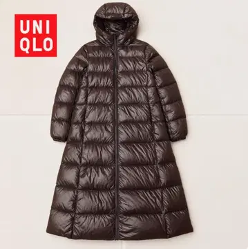J1505@ UNIQLO 울트라 라이트 롱 다운 코트 블랙