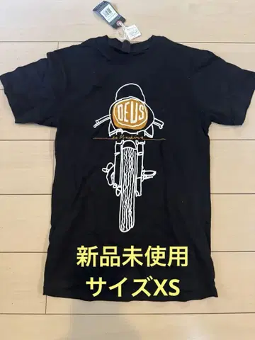 Deus Ex Machina 바이크T셔츠 XS사이즈 블랙 미사용 새상품