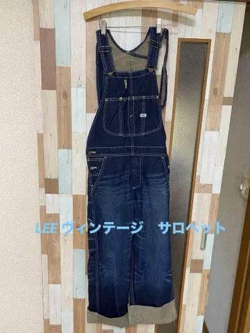 LEE 오버롤 빈티지 다크 네이비 S 사이즈 색빠짐이 좋습니다!