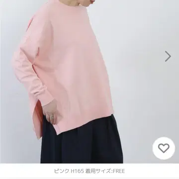 JOURNAL STANDARD LUXE 핑크 크루넥 니트