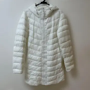 GAP 화이트 충전솜 롱 코트