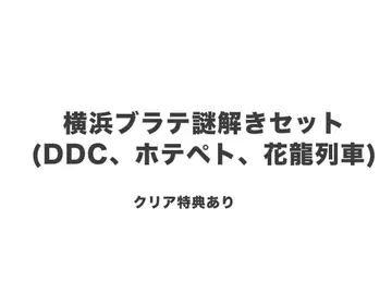 와이텔즈 요코하마 브라테 꽃 용 기차 호테페토 DDC 수수께끼 풀이 세트