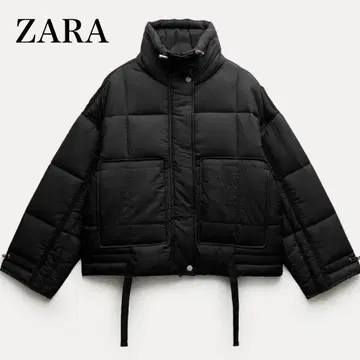 ZARA 워터 레페런트 나일론 퀼팅 자켓 S 사이즈