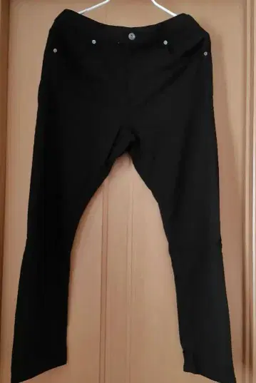 안감 따뜻한 블랙 스키니 팬츠 허리밴딩
