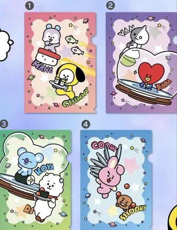 쿠라스시 BT21 클리어 파일 컴플리트