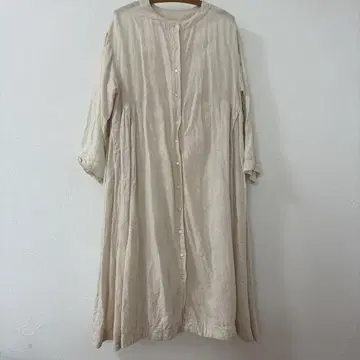 네스트로브 린넨 사이드 턱 원피스