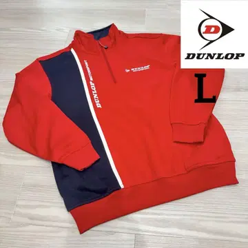 DUNLOP 하프넥 피스테 레드/네이비 저지 스포츠