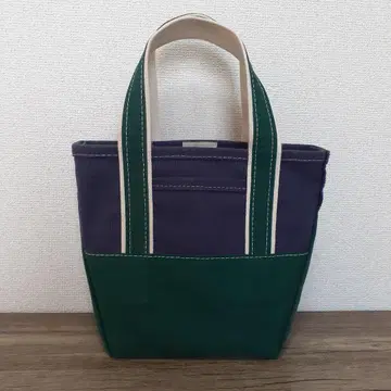 L.L.Bean 엘엘빈 BEAMS 별주 토트백 네이비 x 그린
