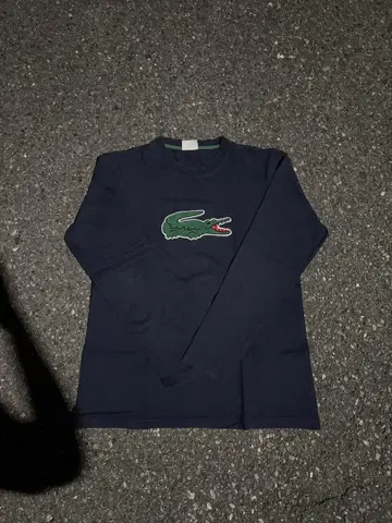 LACOSTE 네이비 긴팔 T셔츠 사이즈 4