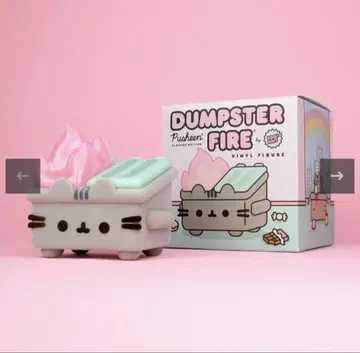 Pusheen Dumpster fire 피규어