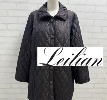 새상품급 Leilian 블랙 퀼팅 자켓