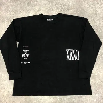 XENO 제노 롱T 블랙 긴팔