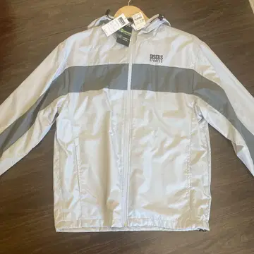 DISCUS SPORTEC 나일론 자켓 L 실버