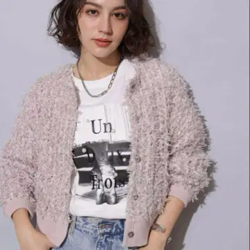 이번 시즌 아르페쥬 스토리 플러피 블루종 핑크