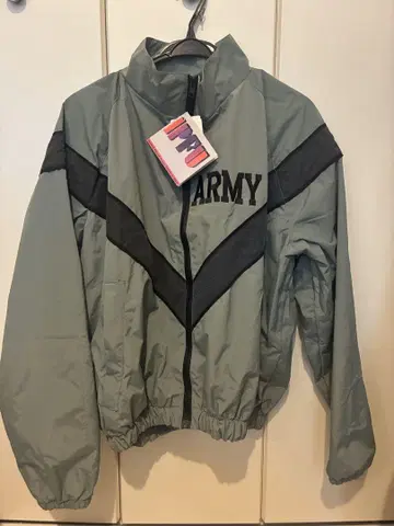 ARMY 로고 그레이 밀리터리 자켓