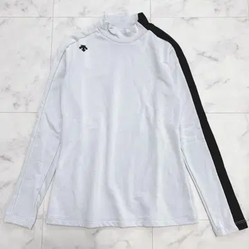 DESCENTE 모크넥 하이넥 긴팔 상의 M 성인 여성 골프웨어