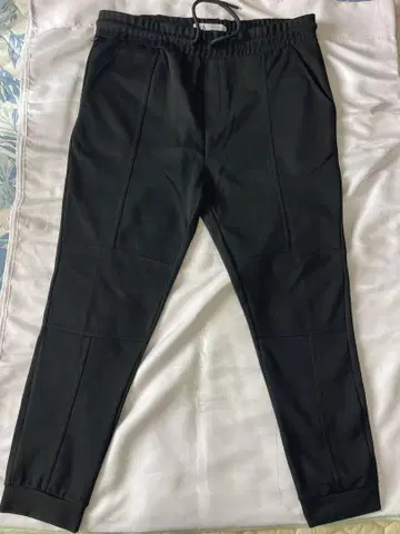 ZARA 블랙 조거 팬츠 허리밴딩 미사용품