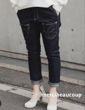 미사용 mercibeaucoup, 메르시보쿠 뒤앞 데님