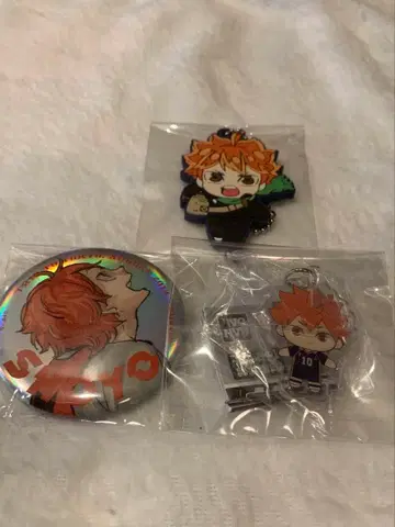 하이큐 히나타 쇼요 GIGA 캔뱃지 데포라바 메지루시 액세서리