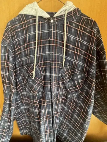 XLARGE L/S HOODED FLANNEL CHECK SHIRT