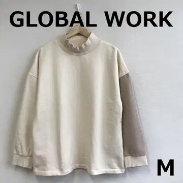 A1003C04 [GLOBAL WORK] 하이넥 빅 실루엣 맨투맨