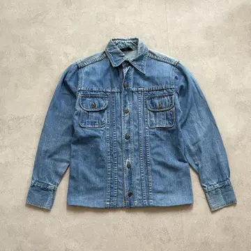 70s JCPenney 짧은 기장 데님 자켓