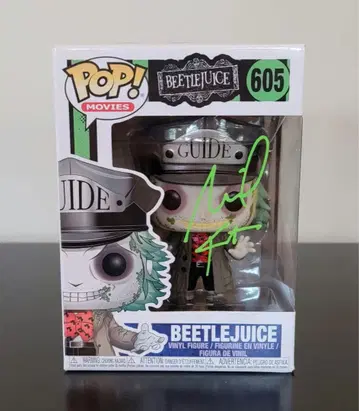 마이클 키튼 사인 포함 Beetlejuice 피규어 605