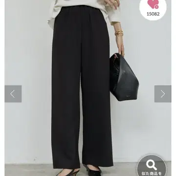 개럴개런트 블랙 와이드 드로스트 팬츠 1