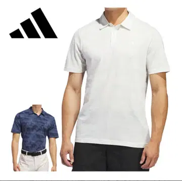아디다스 골프웨어 남성용 GO-TO 토널 카모 메쉬 반팔 폴로