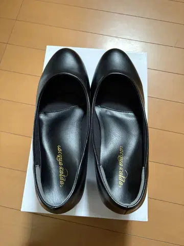 블랙 펌프스 25cm/5E 3.5cm 힐