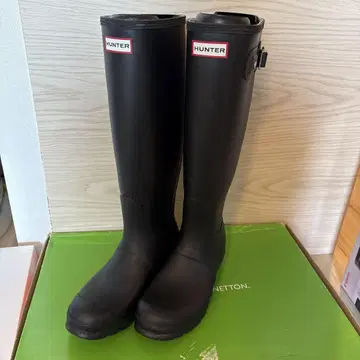 HUNTER 헌터 장화 25cm 블랙