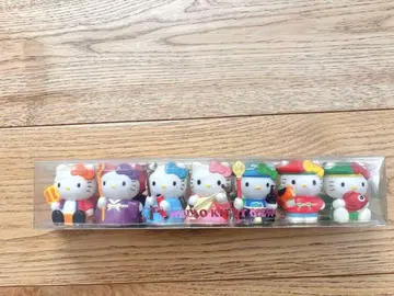 헬로키티 피규어 레트로 레어 키티 소프트 비닐 칠복신