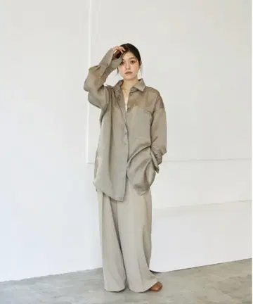 todayful 오간자 포켓 셔츠