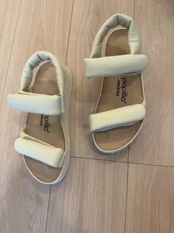 papillio 스포츠 샌들 36 에크루