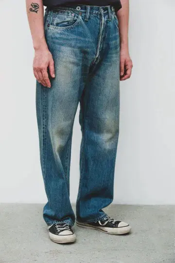 A.presse No.2 Washed Wide Denim Pants 30