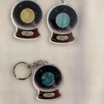 혹성 아크릴 키링