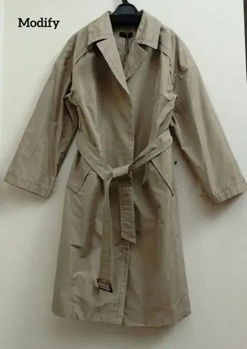 [택 포함 새상품] Modify 트렌치 코트 롱 월드 82,950엔