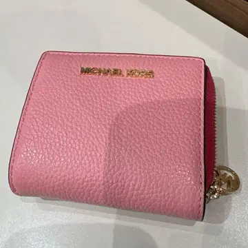 새상품 MICHAEL KORS 접이식 지갑 핑크 미사용