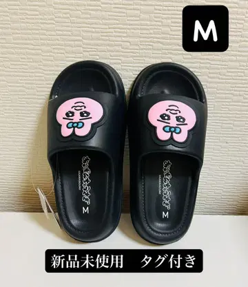 미사용 새상품 빤쮸토끼 슬리퍼 블랙 블랙 M 사이즈 택 포함