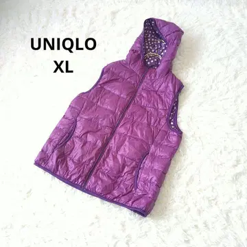 UNIQLO 유니클로 퍼플 울트라 라이트 다운 베스트 XL 다운 페더