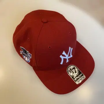 47 캡틴 레드 야구 모자