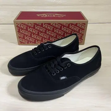 VANS 반스 오센틱 스웨이드 블랙 28.5cm