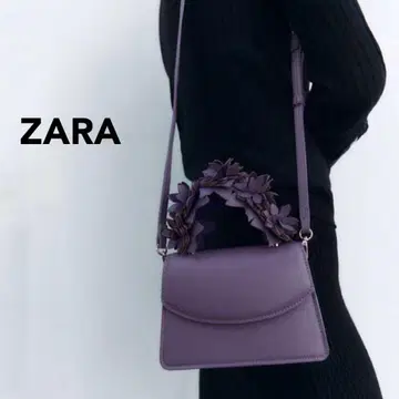 새상품급 ZARA 미니 플라워 2way 핸드백 숄더백 라벤더