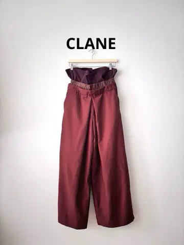 CLANE 클라네 더블 허리 와이드 팬츠 W WAIST WIDE PT