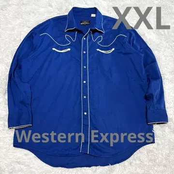 웨스턴 익스프레스 웨스턴 셔츠 XXL 파랑