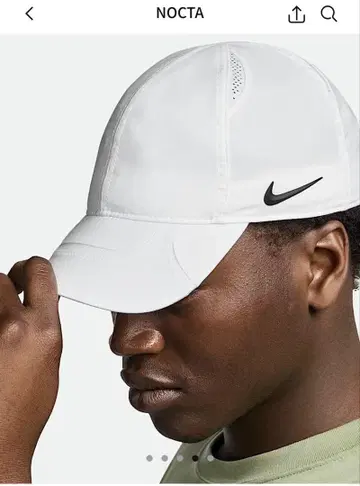 완판템 새상품 NIKE NOCTA S.S.S. 캡 CS 화이트 M/L
